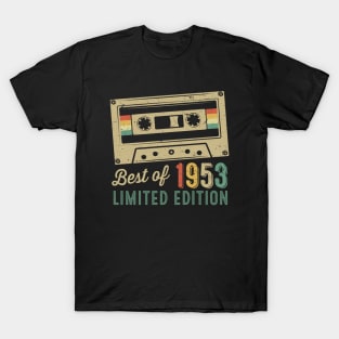 70 Years Old Best Of 1953 Cassette T-Shirt